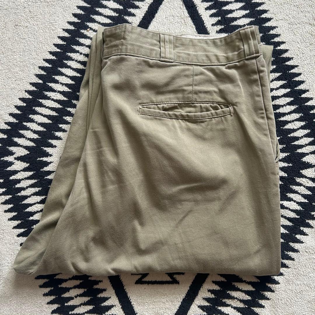 60s ヴィンテージ USA製 チノパン スタンプ グリッパー両爪 尿素 股マチ