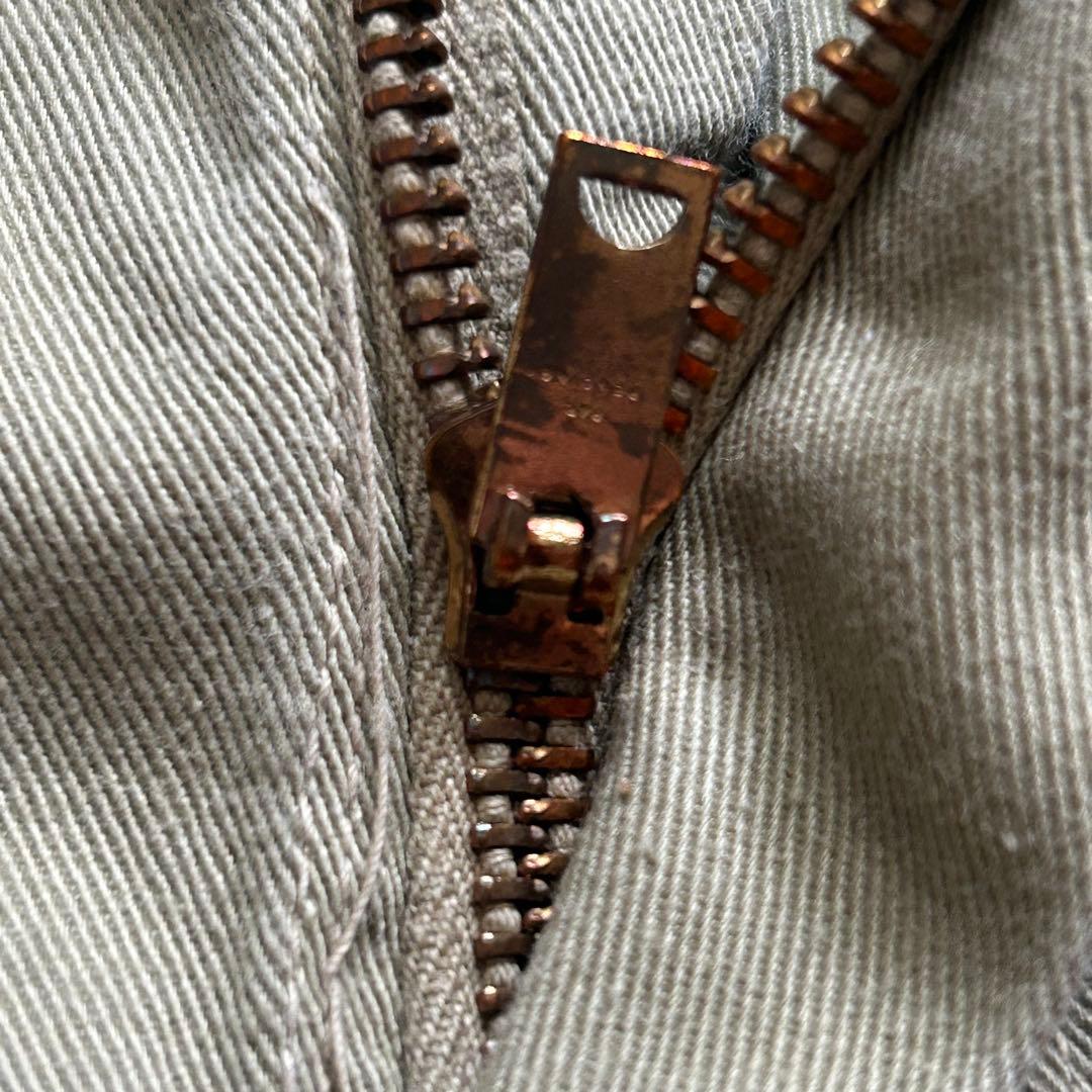 60s ヴィンテージ USA製 チノパン スタンプ グリッパー両爪 尿素 股マチ