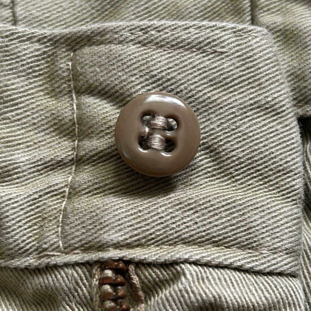 60s ヴィンテージ USA製 チノパン スタンプ グリッパー両爪 尿素 股マチ