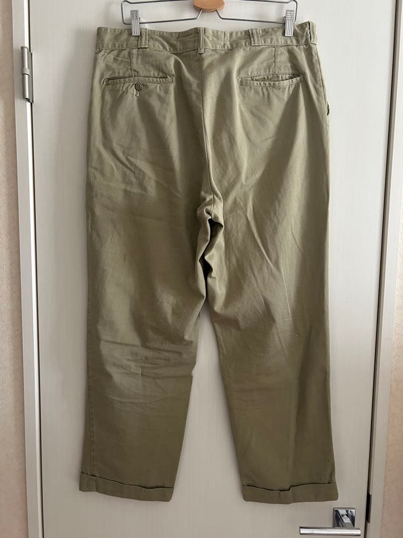 60s ヴィンテージ USA製 チノパン スタンプ グリッパー両爪 尿素 股マチ