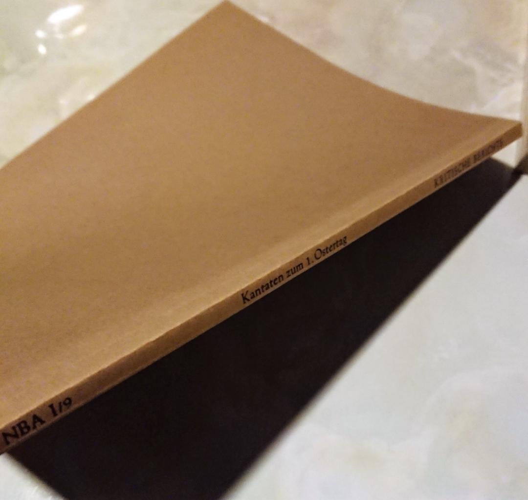 洋書独文 新バッハ全集 批判校訂報告書I/9:復活節第1日曜日のためのカンタータ