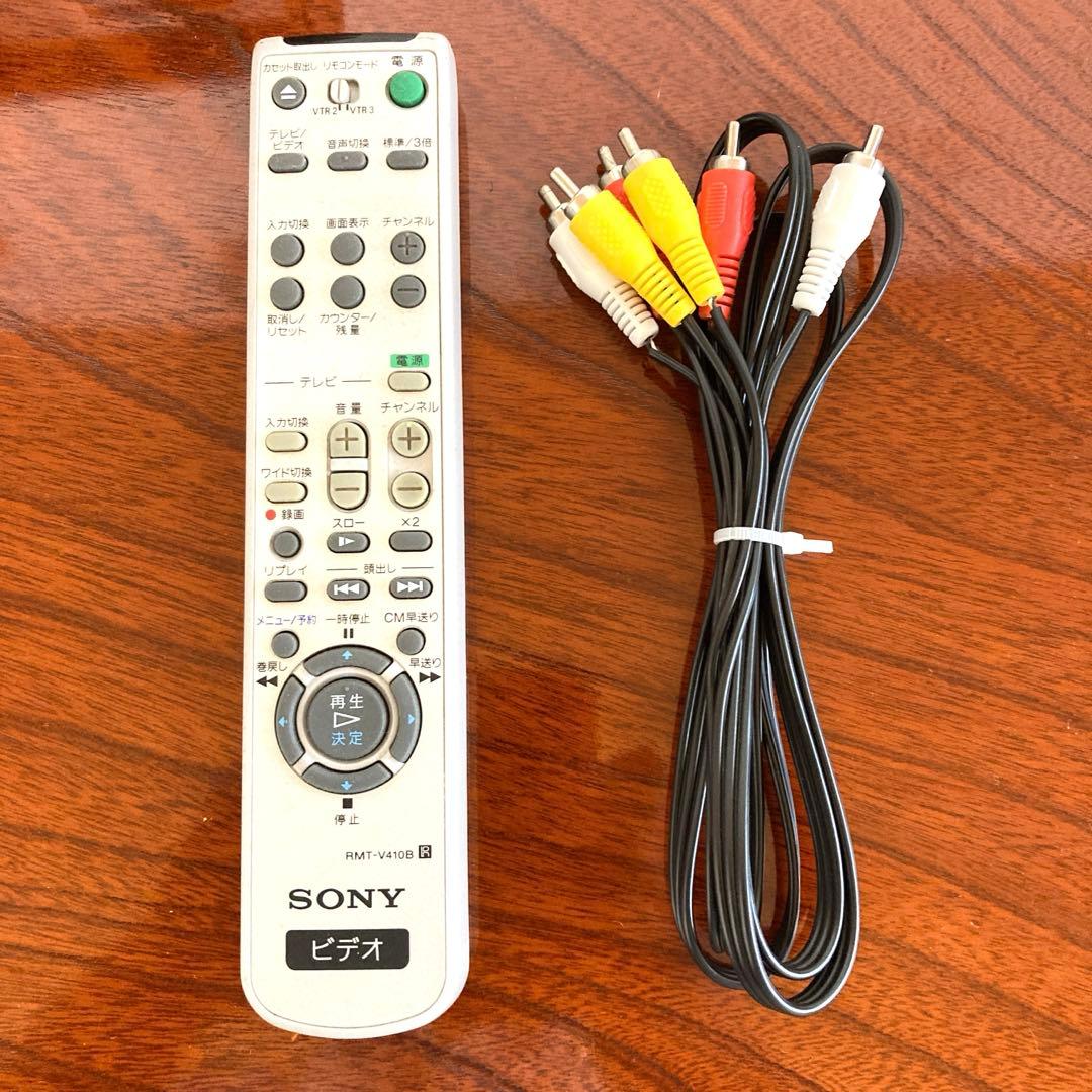 SONY VHSデッキ ビデオデッキ　SLV-FX10 リモコン付き