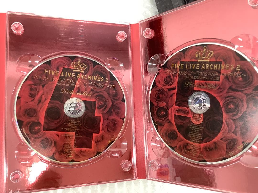 L'Arc~en~Ciel five live archives 1 2セット