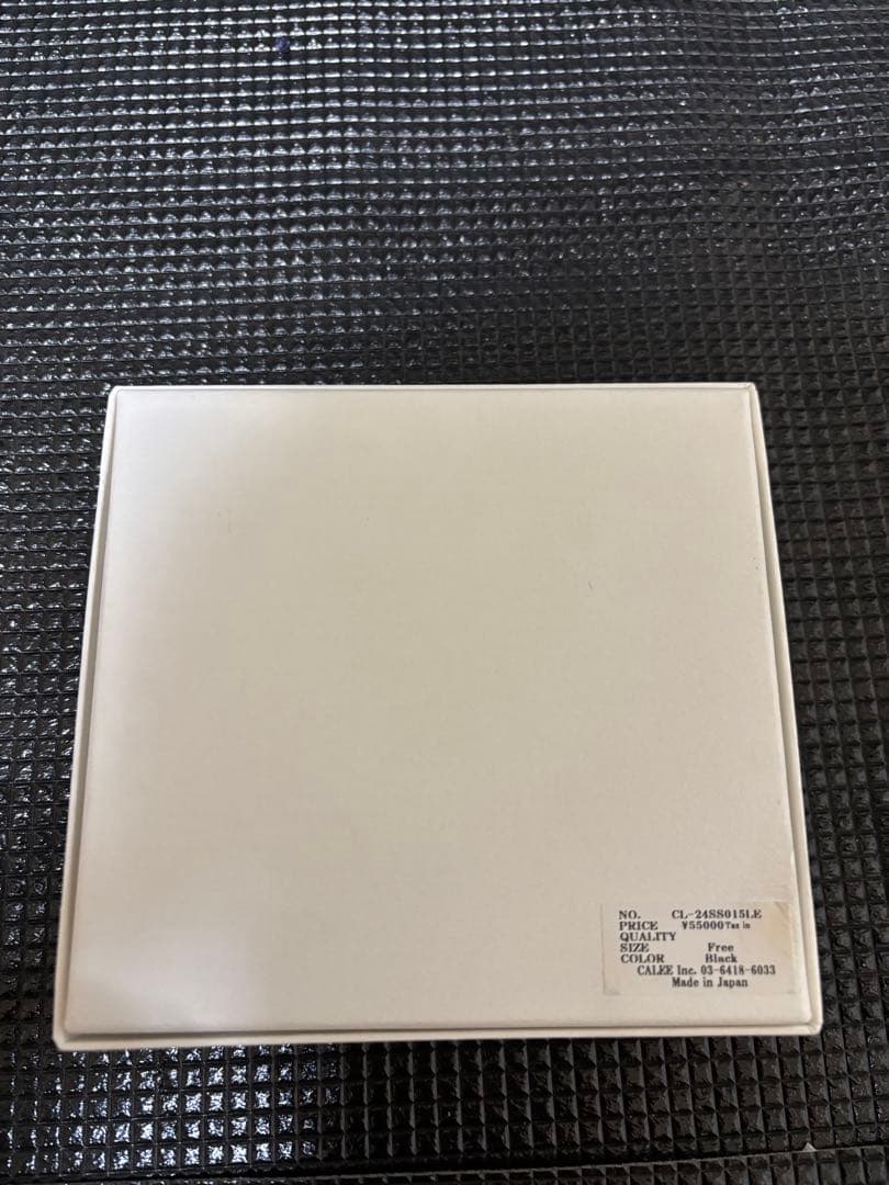 （激レア）CALEE ブラックレザー 三つ折り財布 山田蓮