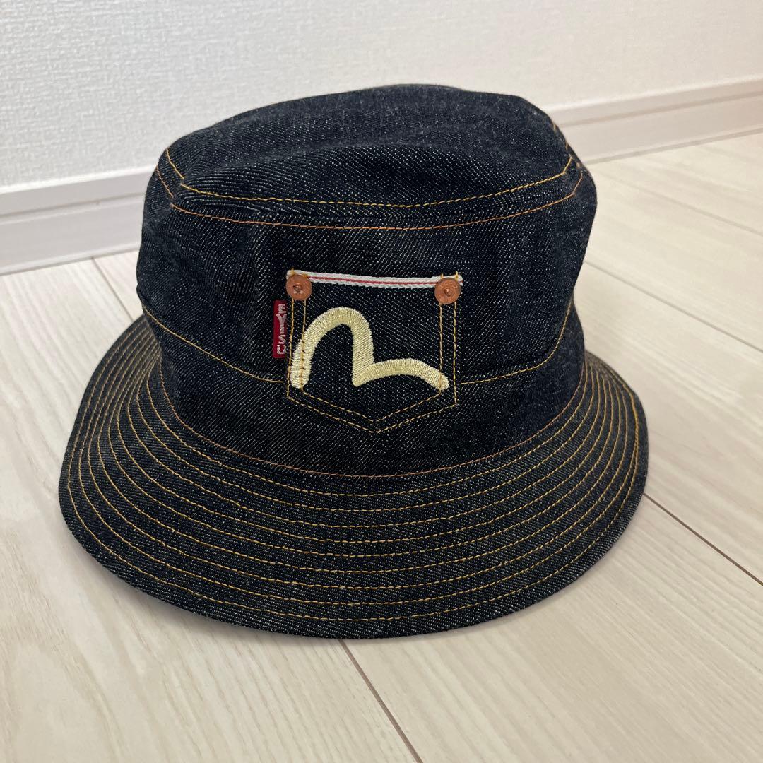 evisuデニム バケットハット Ｓ