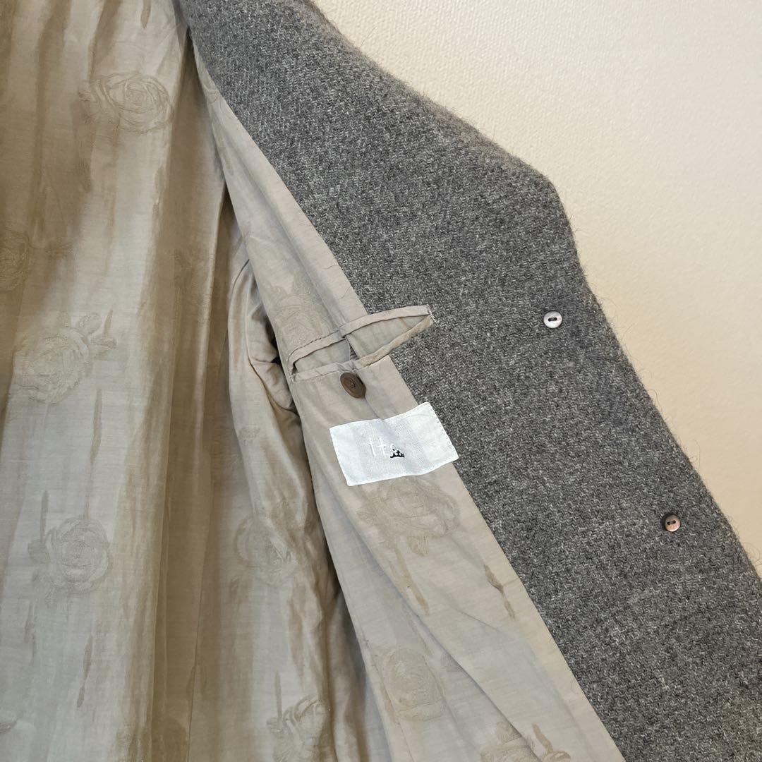 【美品】パラスパレス Ito ウールコート グレー ML