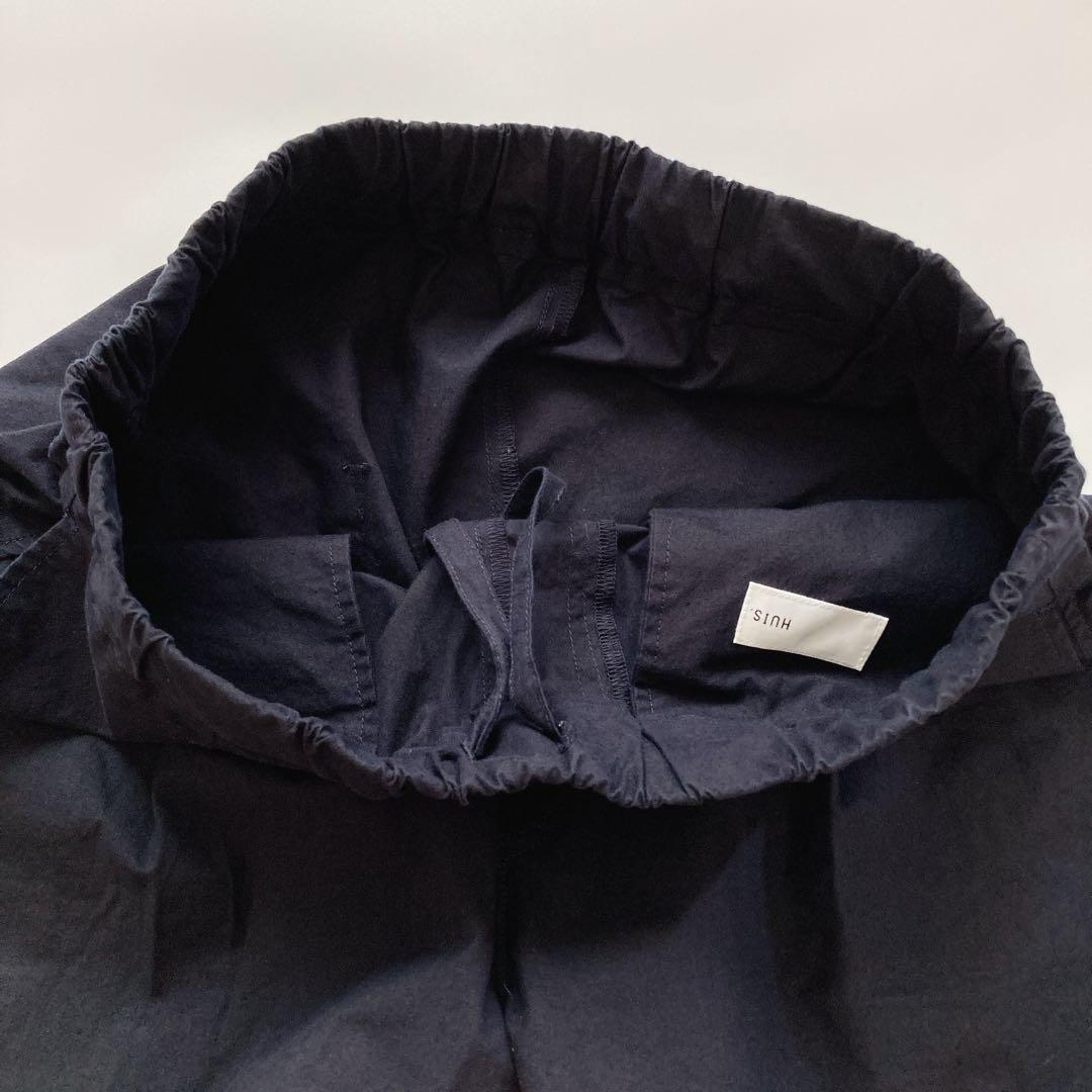 HUIS. ダウンプルーフコットンパンツ　501 ダークネイビー　1　遠州