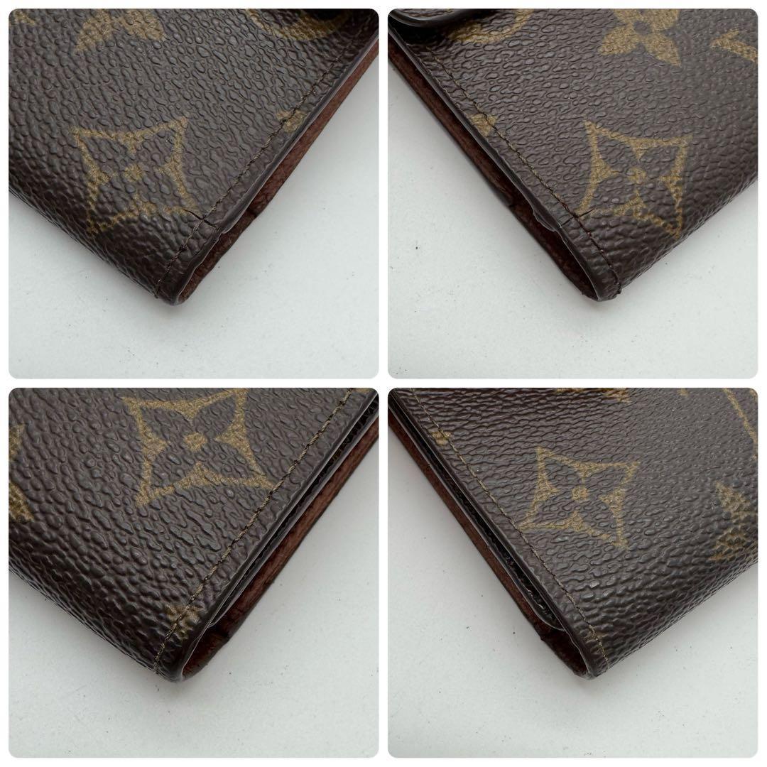 美品✨️ルイヴィトン　インターナショナル　三つ折り財布　長財布　wallet