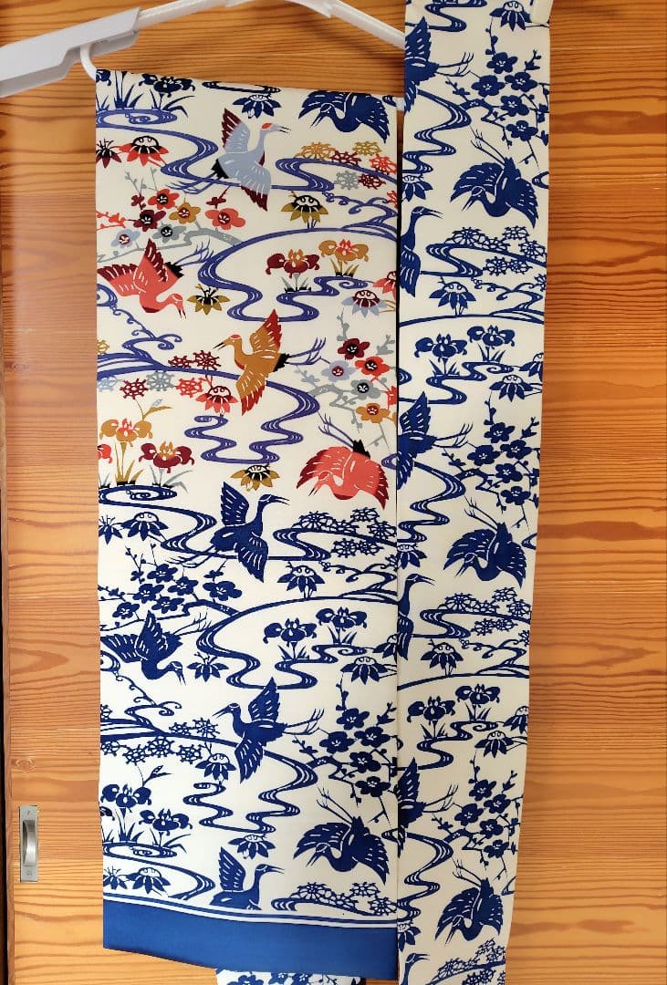 琉球紅型染め　上質の絹　名古屋帯