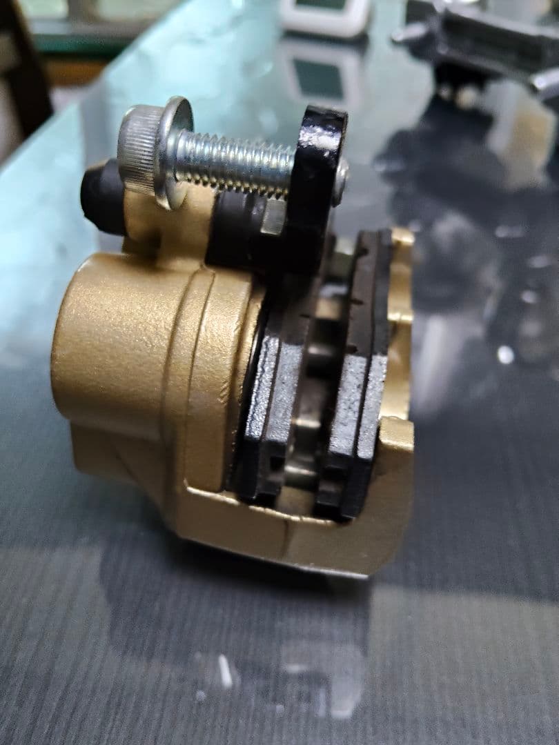 タケガワ ブレーキキャリパー ゴールド NSR50 80 モンキー等