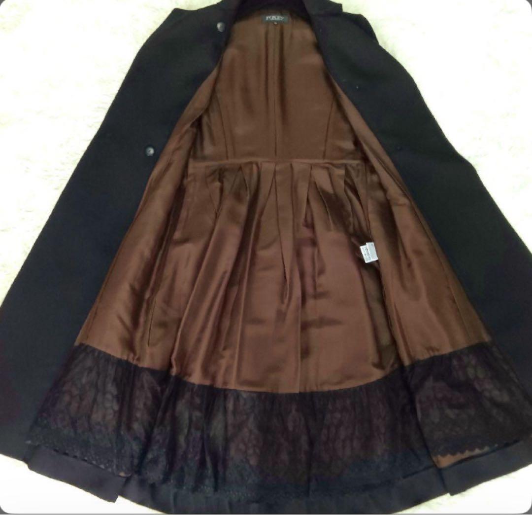 ★フォクシー ブティック ロングコート★ Lサイズ40