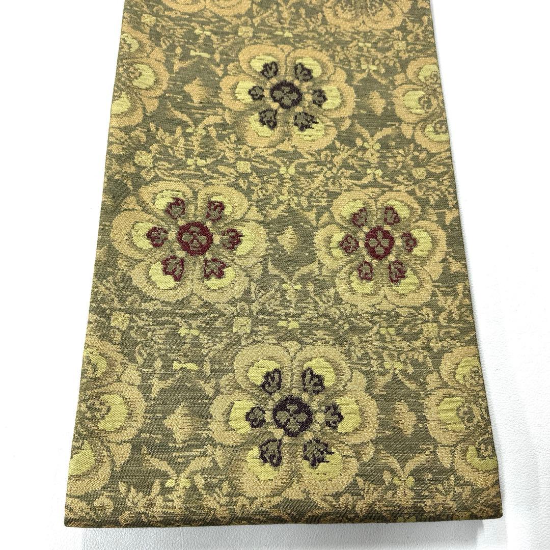 専用帯6187 5998 二本セット●誉田屋源兵衛謹製 麹塵染 高級 正絹