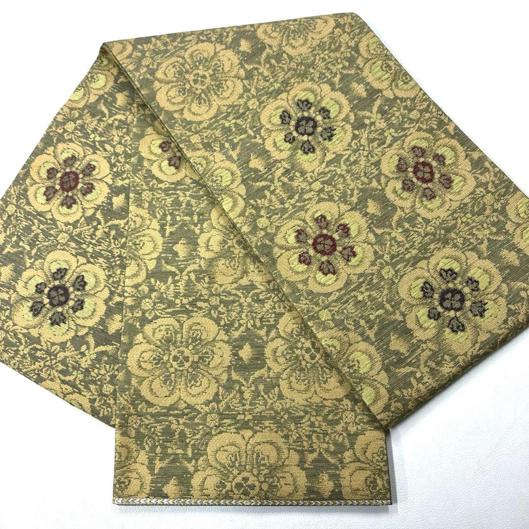 専用帯6187 5998 二本セット●誉田屋源兵衛謹製 麹塵染 高級 正絹