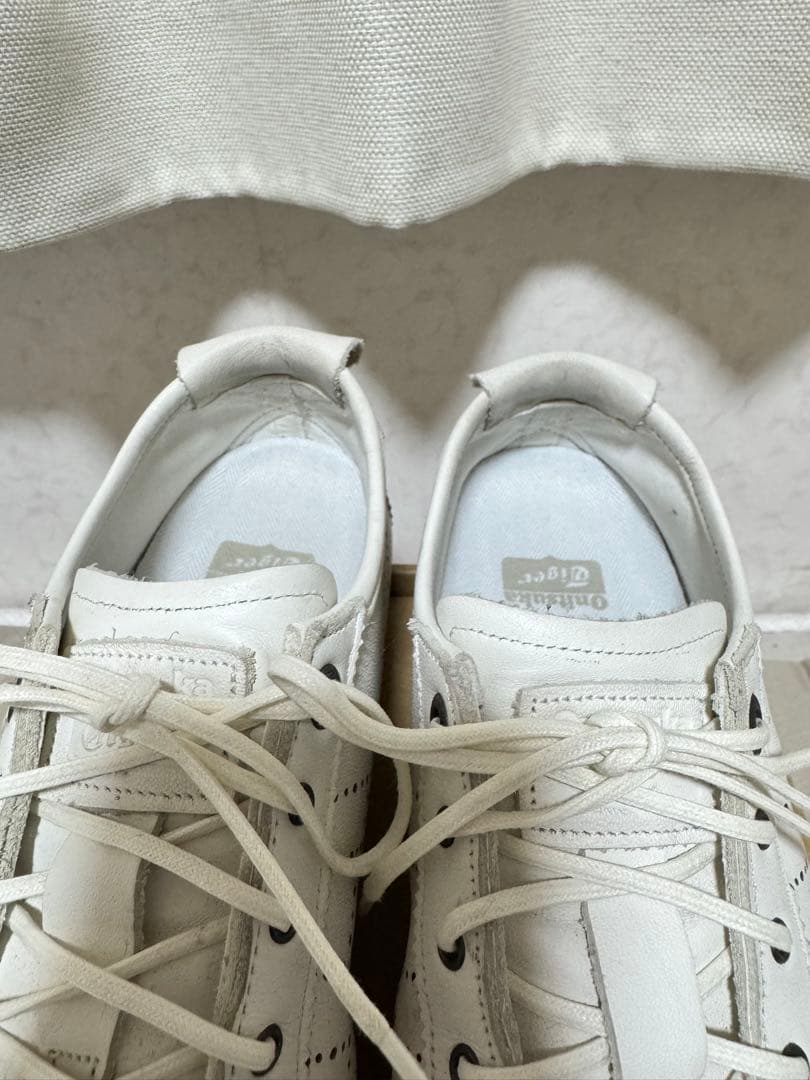 【美品】オニツカタイガー メキシコ66 スリッポン レザースニーカー