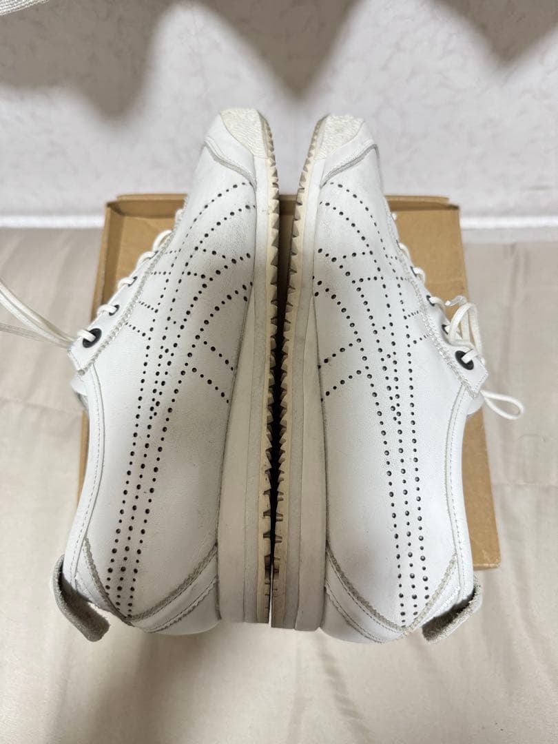 【美品】オニツカタイガー メキシコ66 スリッポン レザースニーカー