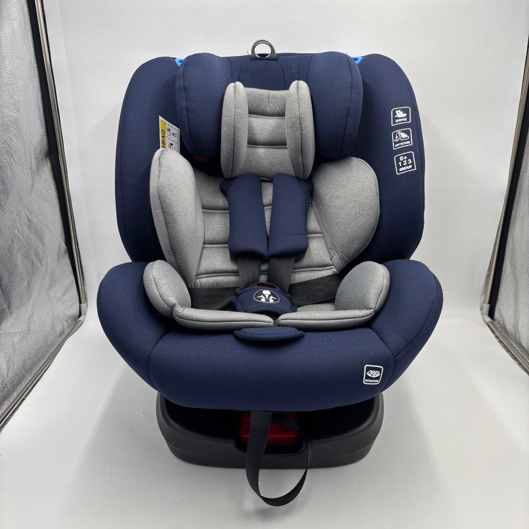 極美品　アイリスプラザ ISOFIX シートベルト固定 チャイルドシート