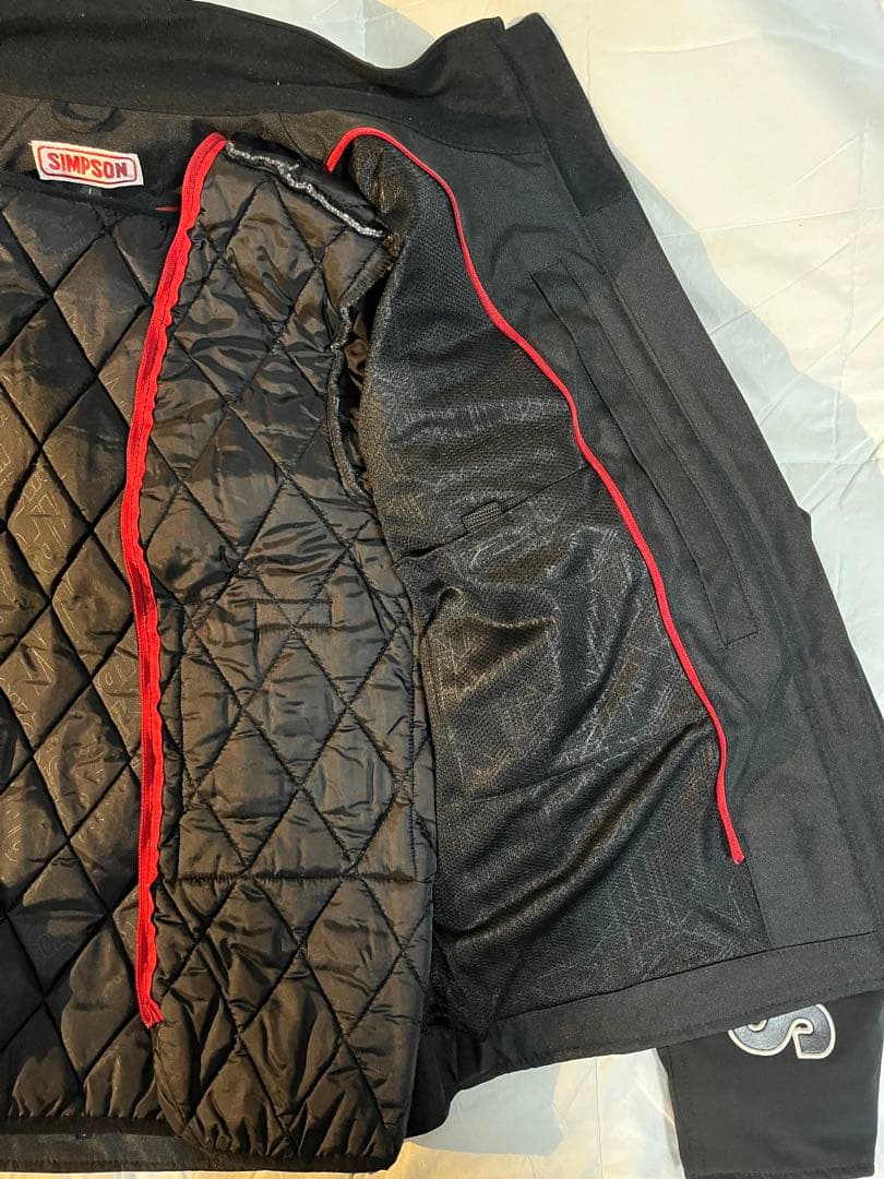シンプソン　ウィンタージャケット　ライダースジャケット　L 黒