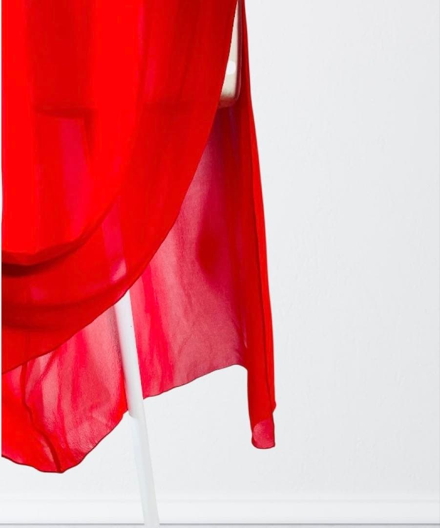 MERYLL ROGGE メリルロッゲ 赤 スカラップ ワンピース 44