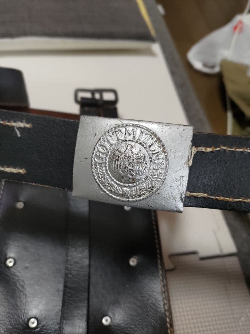 ほしの　ww2 ドイツ軍　ベルト　サスペンダー　工兵セット　オマケ付き