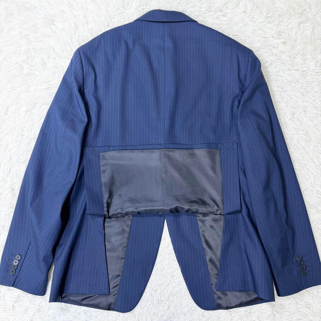 【美品】ZARA MAN SARTORIAL セットアップ 紺 ストライプ　54