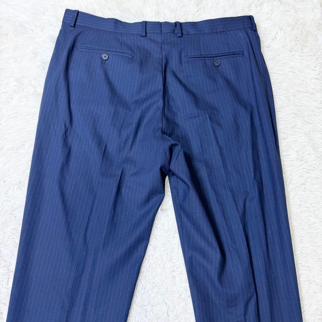 【美品】ZARA MAN SARTORIAL セットアップ 紺 ストライプ　54