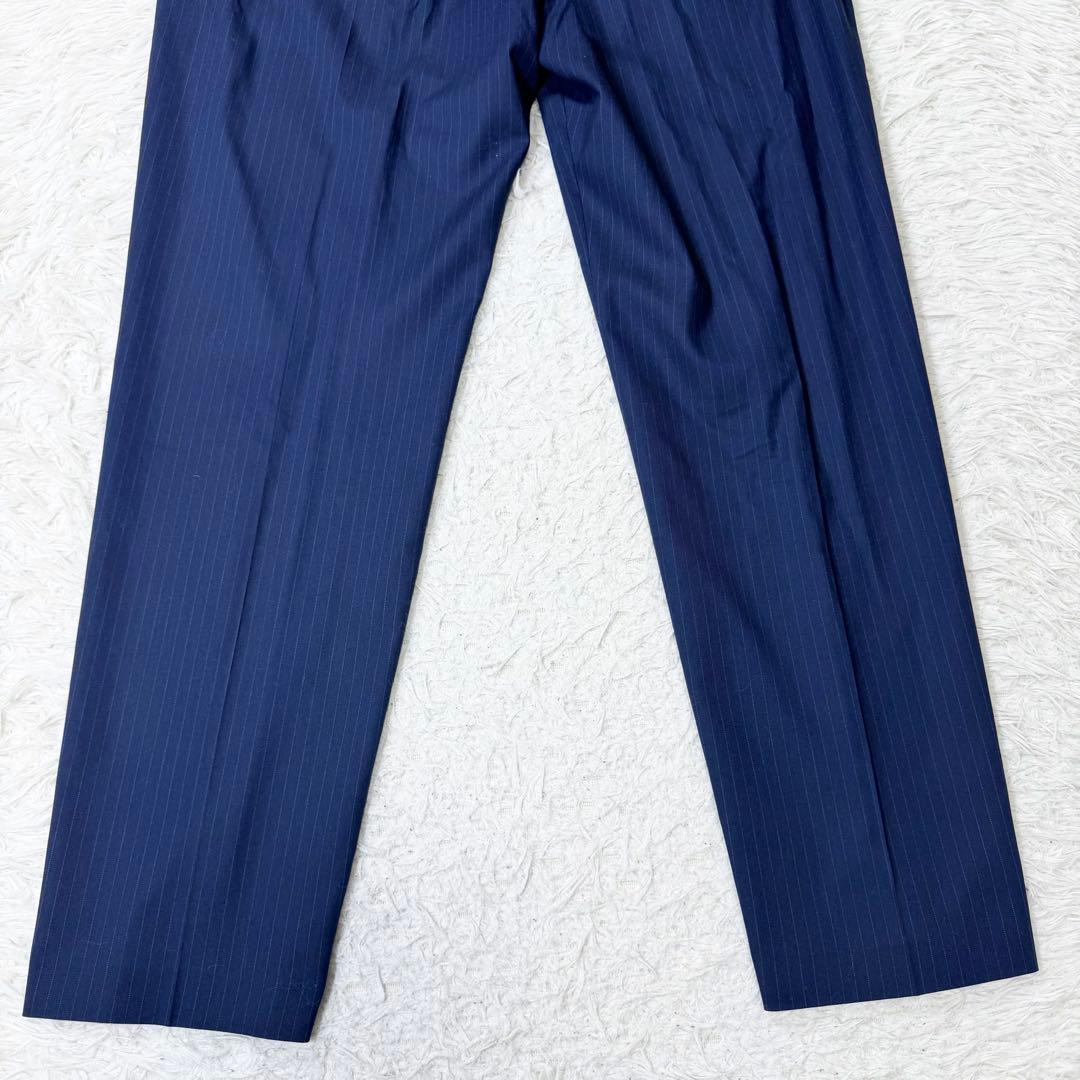 【美品】ZARA MAN SARTORIAL セットアップ 紺 ストライプ　54