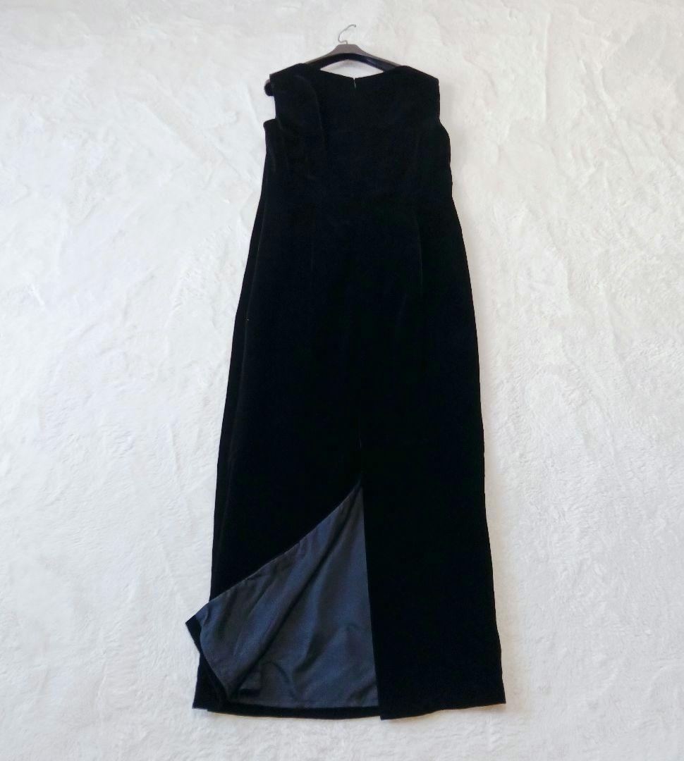 TOKYO SOIR　マザーズドレス　9号　ベロア　セットアップ　シースルー