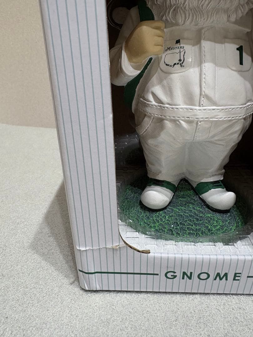 P　マスターズGNOME Ｔシャツとガーデンノーム 妖精ミニ 箱に破れ有り