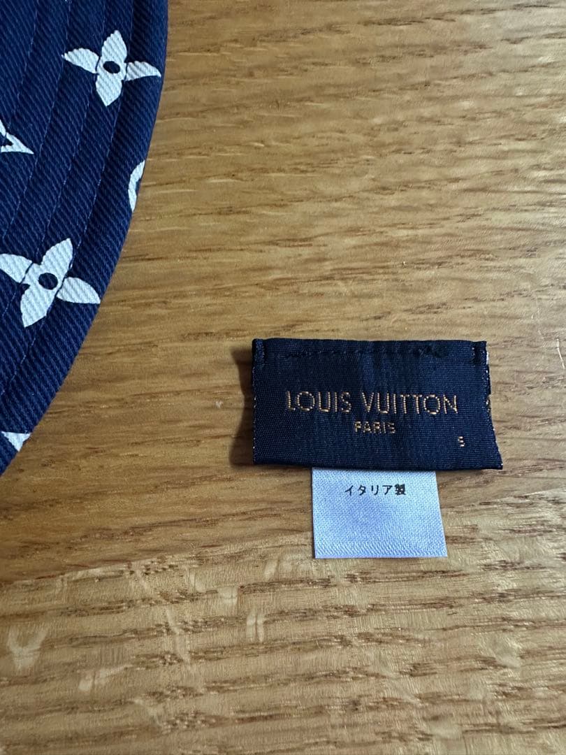 ルイ・ヴィトン　リバーシブル　バケットハット　Sサイズ