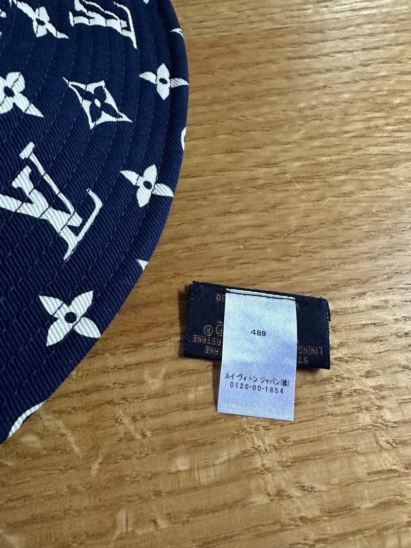 ルイ・ヴィトン　リバーシブル　バケットハット　Sサイズ