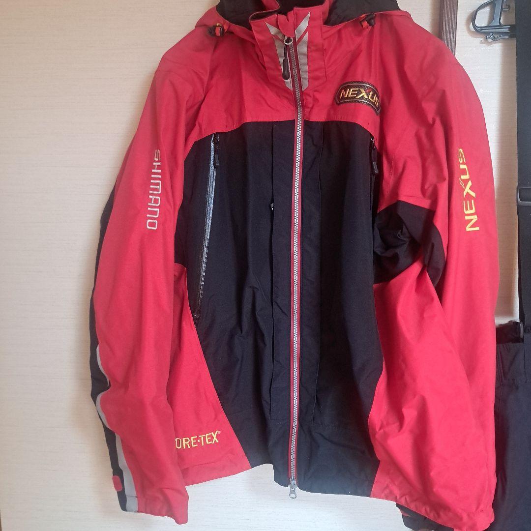 美品 シマノ レインスーツ ゴアテックス XLサイズ　がまかつ長袖シャツＬサイズ