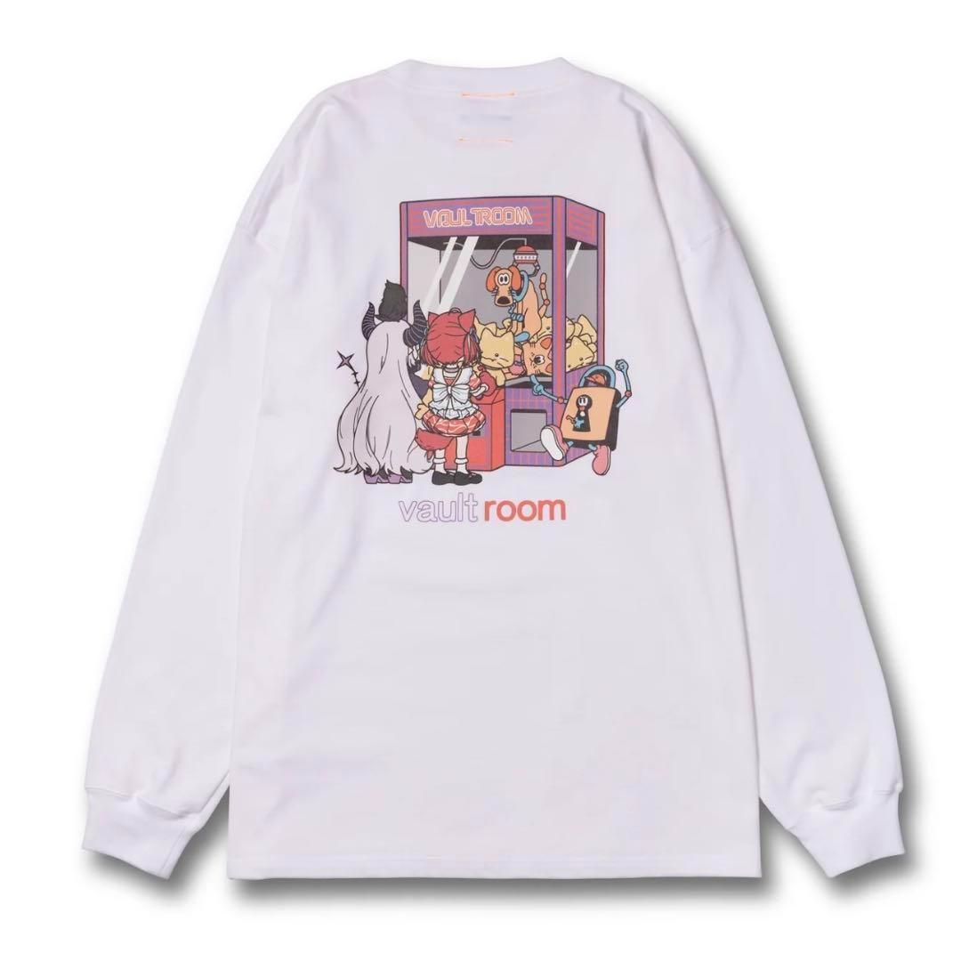 新品未開封　VR × LAPKARU L/S TEE WHITE 白 Tシャツ