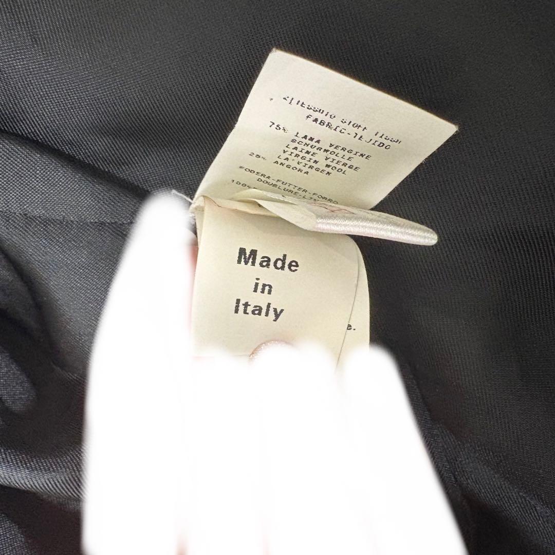 モスキーノ　ツイード調　ナポレオンジャケット　ショート丈