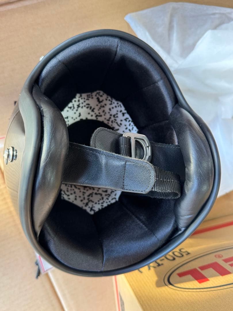 BELL 500TXJ ソリッドブラック ジェットヘルメット