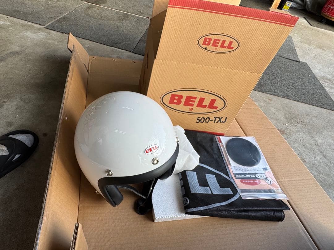 BELL 500TXJ ソリッドブラック ジェットヘルメット