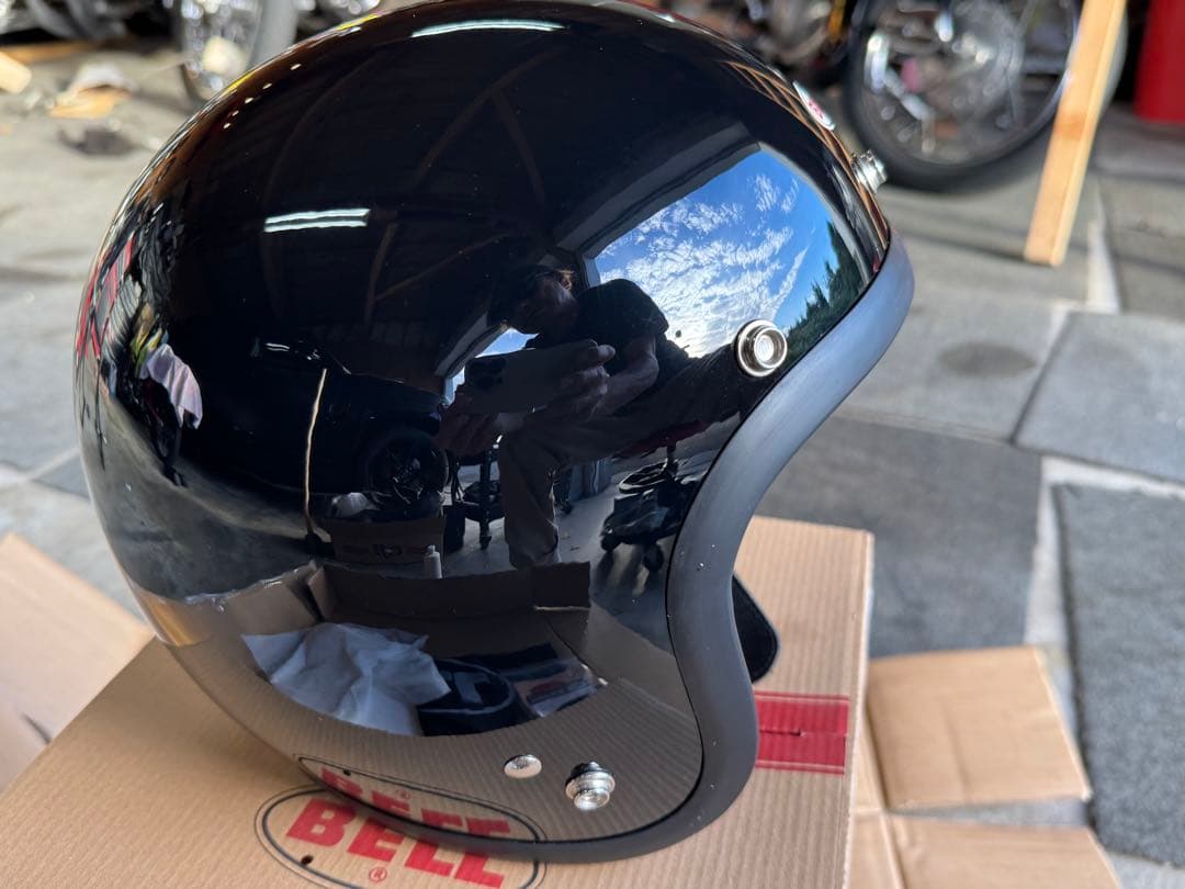 BELL 500TXJ ソリッドブラック ジェットヘルメット
