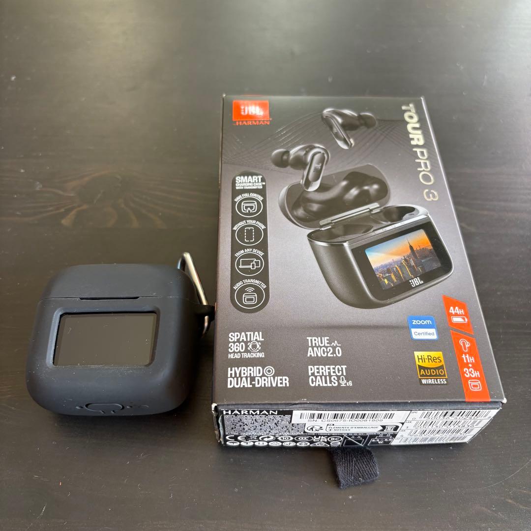 極美品✨JBL TOUR PRO 3 ブラック 専用ケース付き
