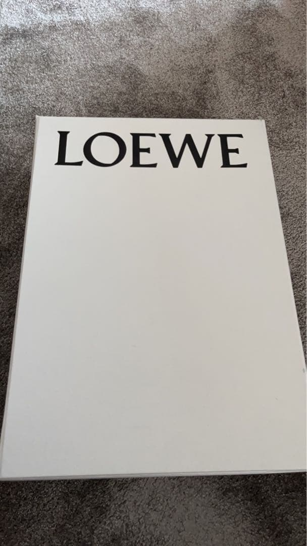 LOEWE マフラー ブラック/ベージュ