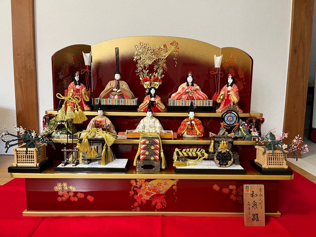 真多呂人形　木目込　和泉雛セット