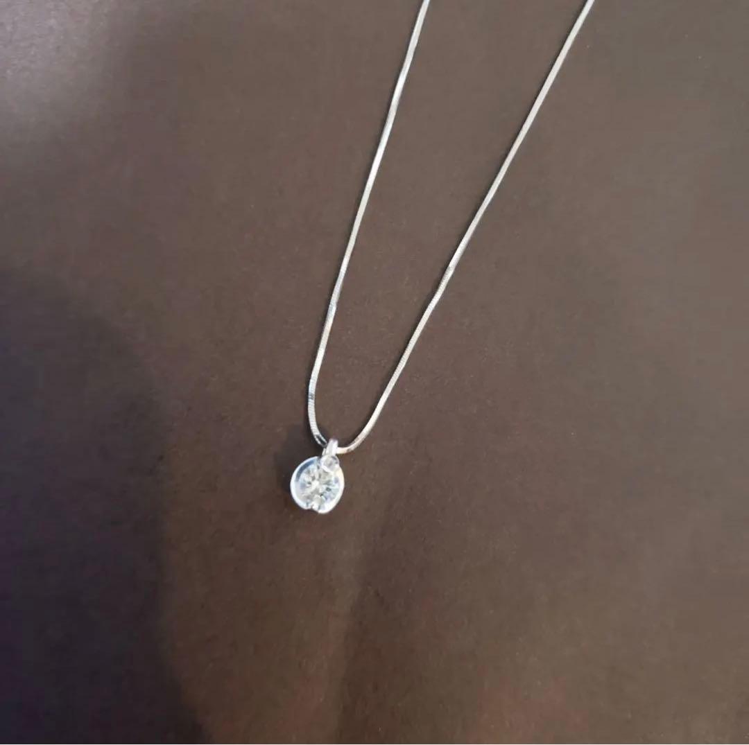 ミュウ　ダイヤモンド　ネックレス　ミルフローラ