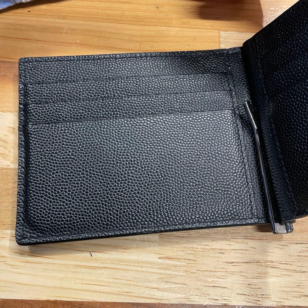 サンローラン マネークリップ ブラック YSL