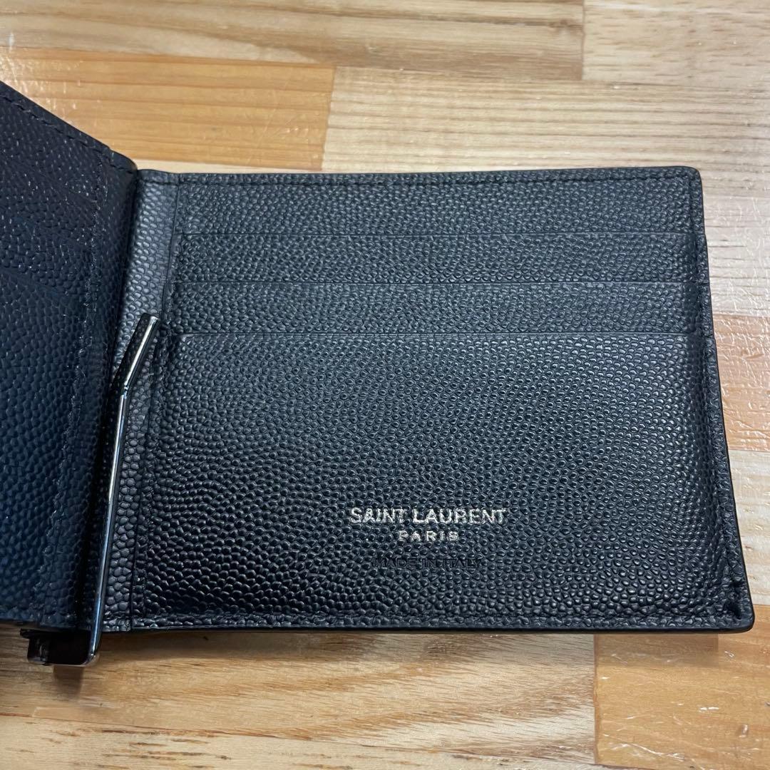 サンローラン マネークリップ ブラック YSL