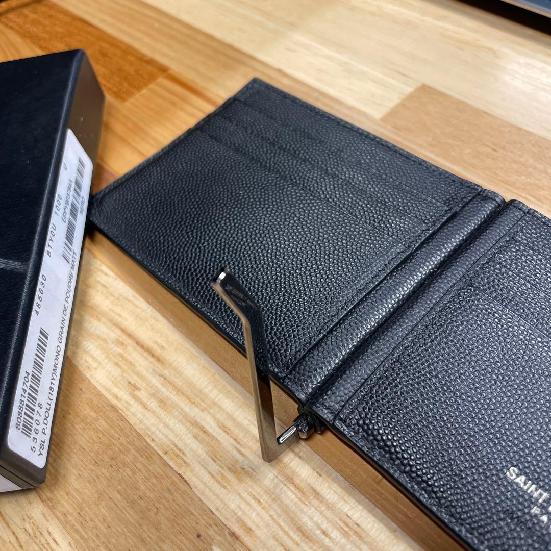 サンローラン マネークリップ ブラック YSL