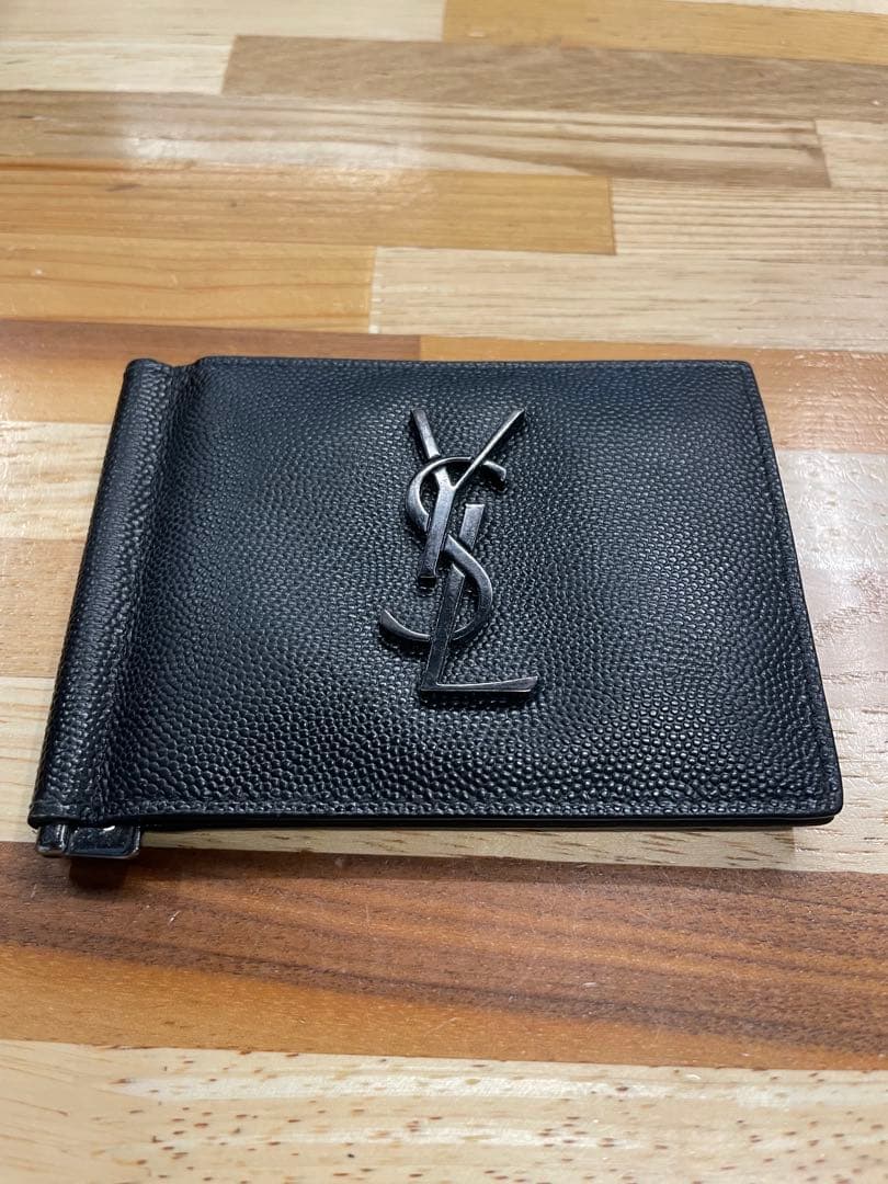 サンローラン マネークリップ ブラック YSL