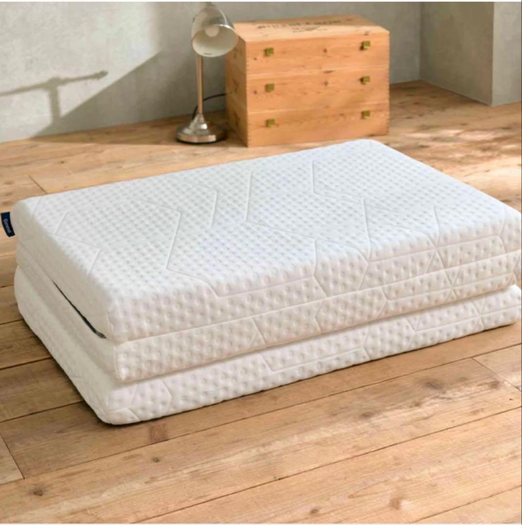 【アウトレット】エマスリープ 敷布団 プレミアム　三つ折り シングル　✨美品✨