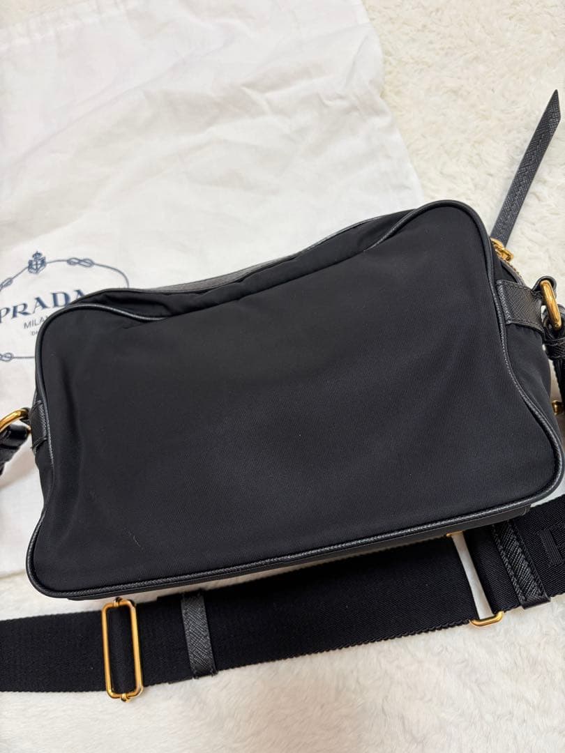 【袋付き】♡PRADA♡ナイロン　ショルダーバッグ　ブラック　正規品