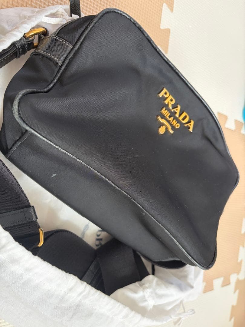 【袋付き】♡PRADA♡ナイロン　ショルダーバッグ　ブラック　正規品
