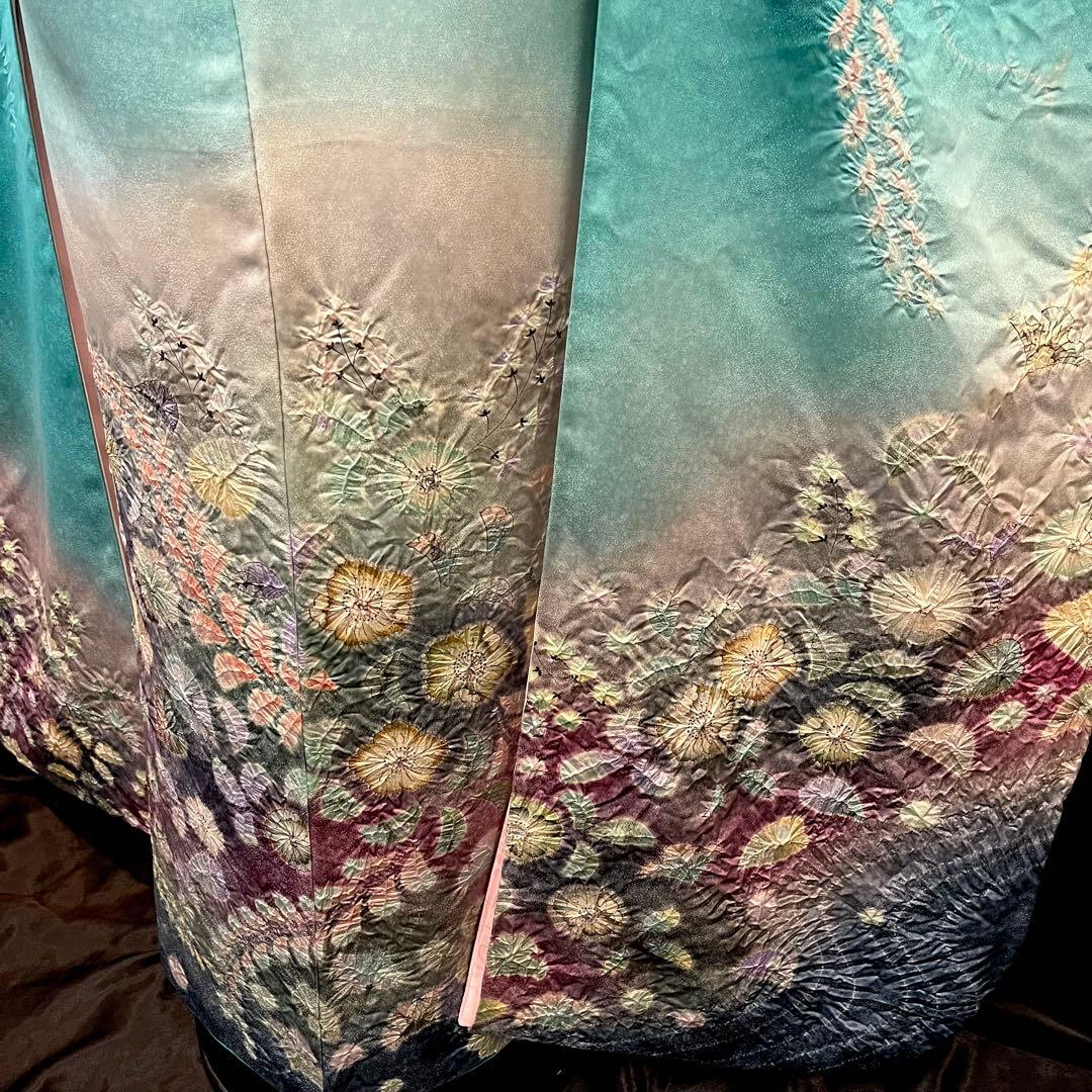 ■逸品■作家落款入り■辻が花■花絞り■正絹振袖フルセット■成人式■振り袖