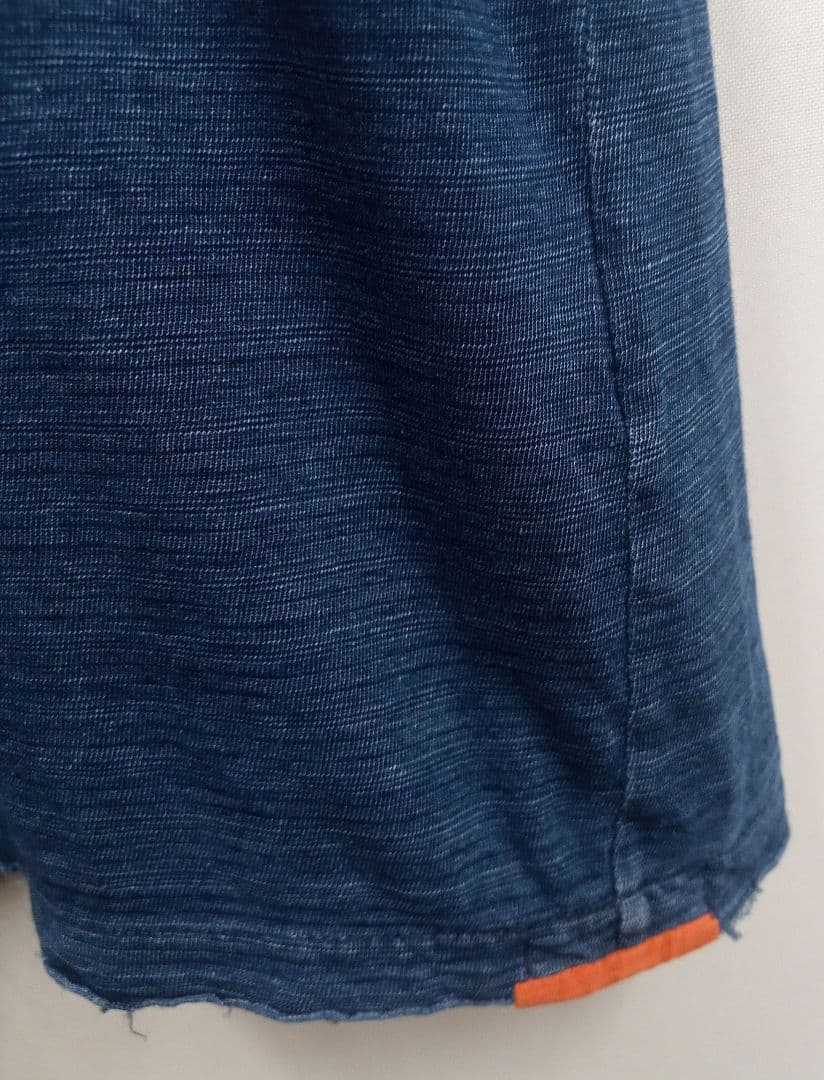 けんいちろう 45rpm インディゴポロシャツ