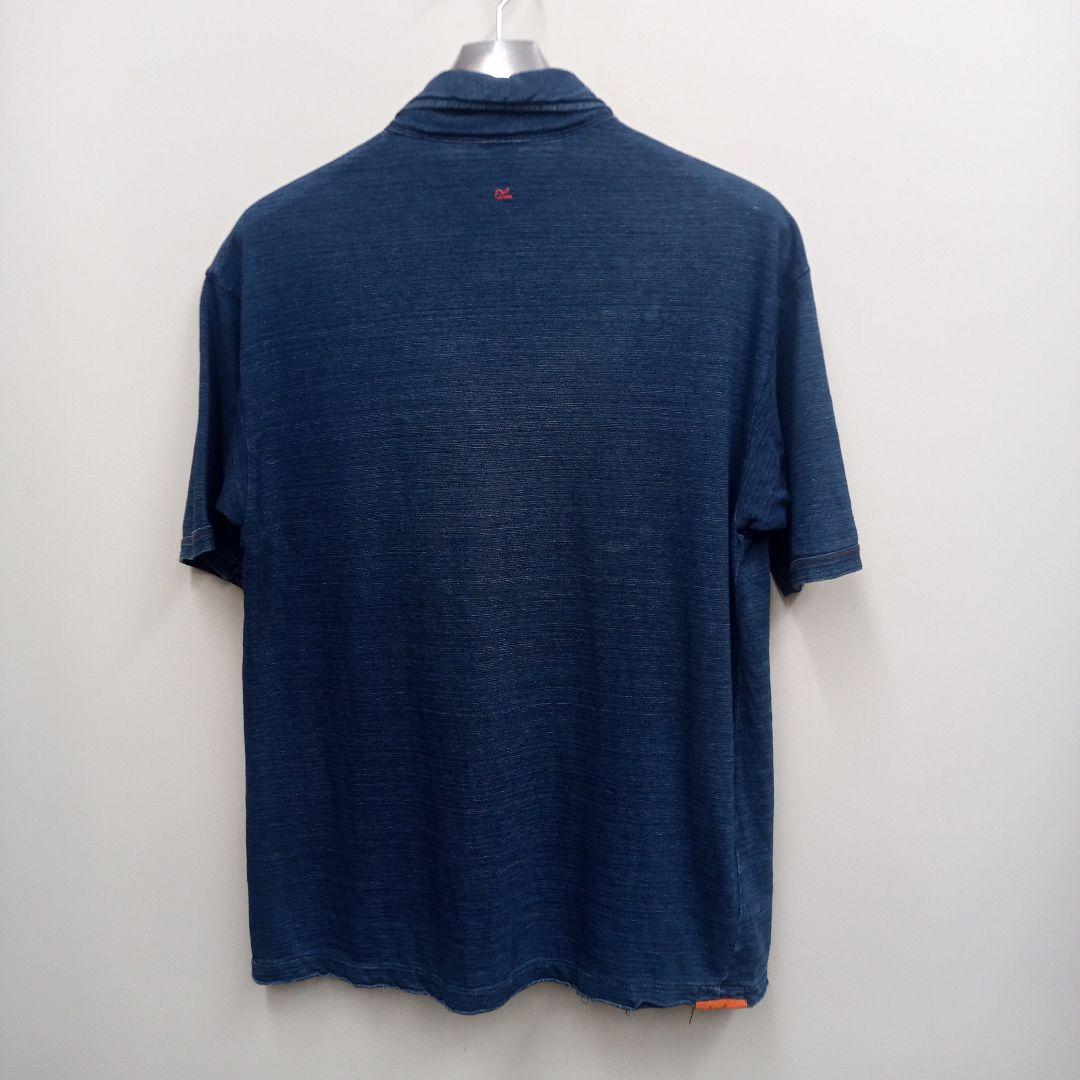 けんいちろう 45rpm インディゴポロシャツ